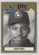 1994 Miller Brewing Milwaukee Brewers 25 Year Commemorative Juan Bell 0w6
