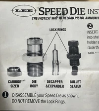 Lee Precision 9mm G4 Die Set