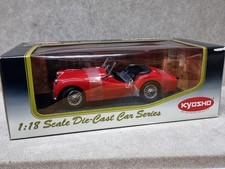 Kyosho TRIUMPH TR3A No 08031R 1/18 Scale Model Unused . In Red .