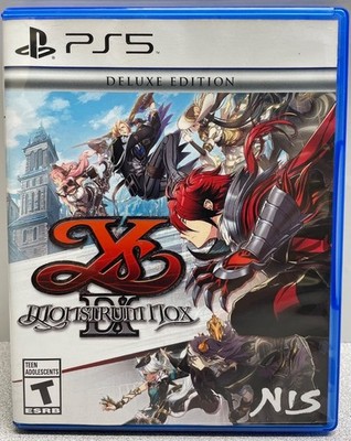 Sony Playstation 5 YS IX: Monstrum Nox Deluxe Edition Video Game