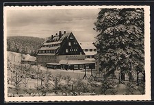 Ansichtskarte Rehefeld / Erzgeb., Grenzbaude im Winter 1941 