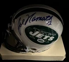 Joe Namath Autographed New York Jets Mini Helmet HOF JSA COA