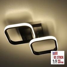 15-Inch RV LED Ceiling Light, 12V Dimmable Interior Light Fixture with On/Off