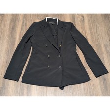 Rag Bone New York Black Double Breasted Blazer Jacket - Size 4