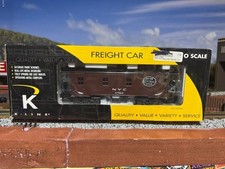 Caboose coupole K-Line K616-1751 calibre O New York Central Woodside #17963 avec fumée