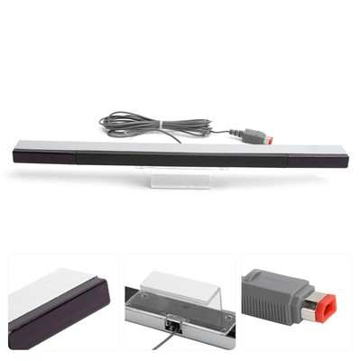 ABS Silber Motion Sensing Bar Infrarot Ray Inductor Ersatz Für Wii/ Ko