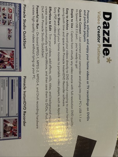 Dazzle Video Creator Platinum-transfer Video Tape To DVD - Picture 2 of 2