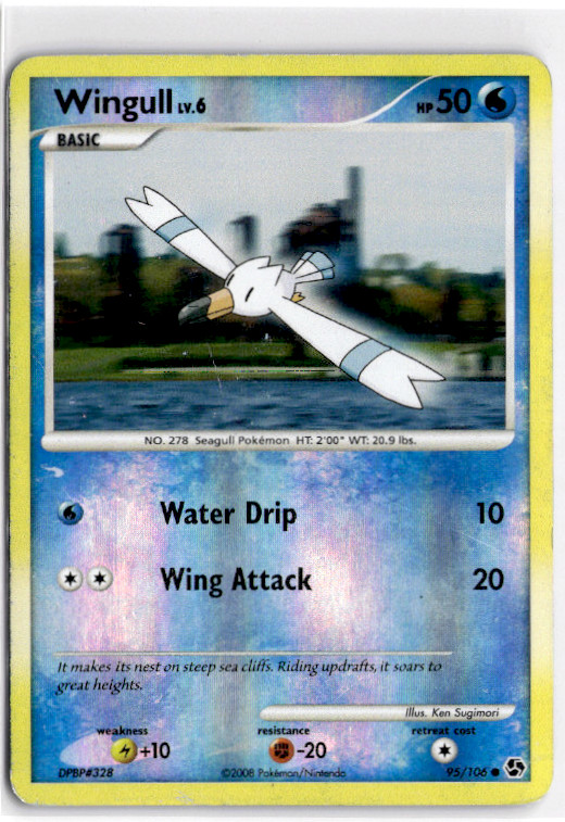 Wingull [Reverse Holo] #95 Pokemon Great Encounters
