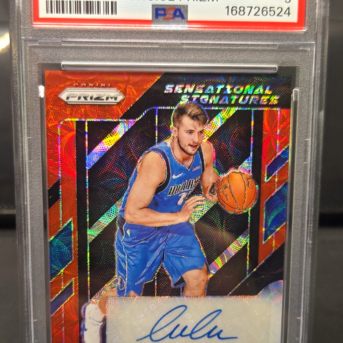 Panini Prizm Sensational Signatures #93 Luka Doncic Auto PSA 9 pop 17 