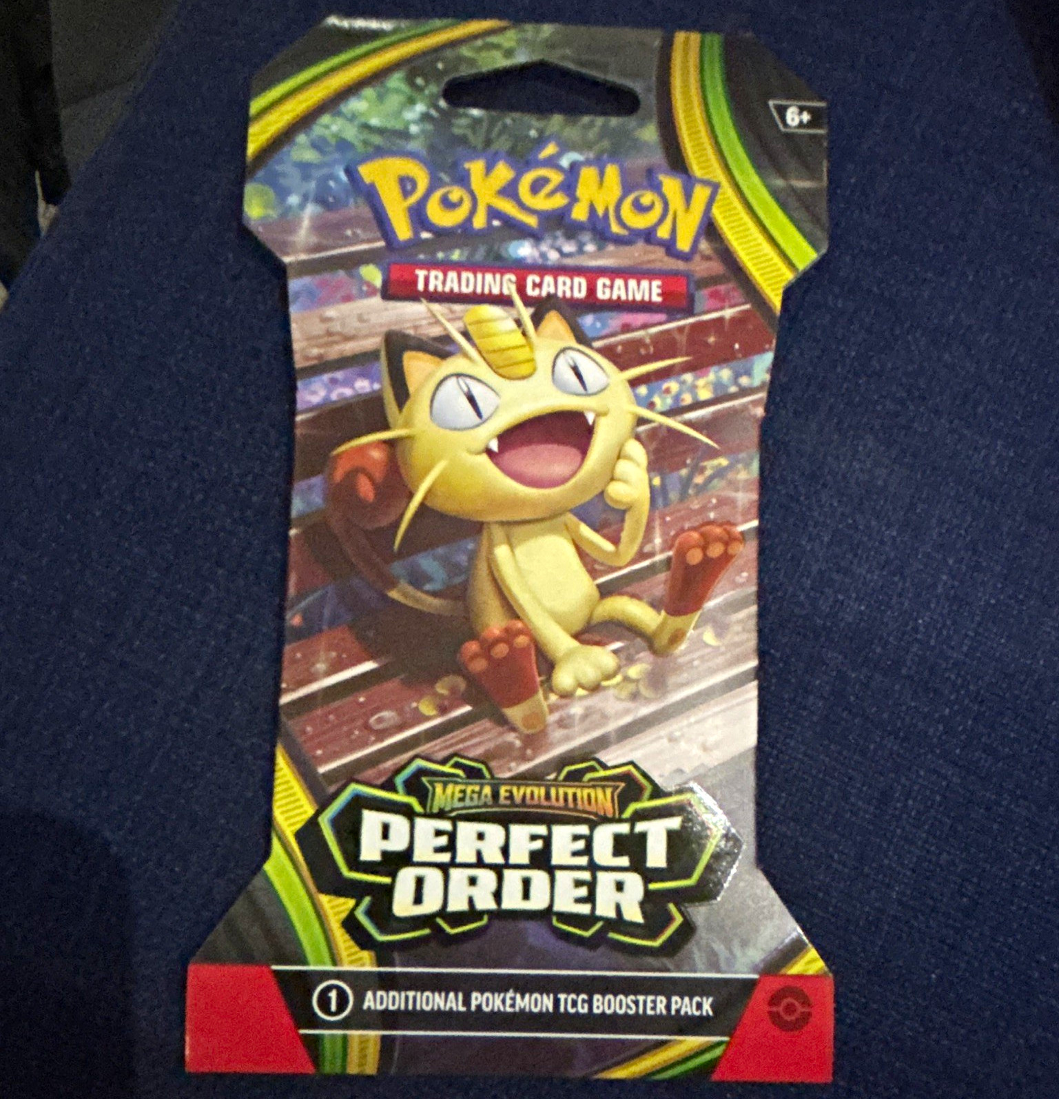 Pokémon TCG Mega Evolution Perfect Order Sealed Booster Pack, English (Meowth)