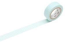 MT Masking Tape 1P Hougan Mint Blue Washi Masking Tape - Mint Blue