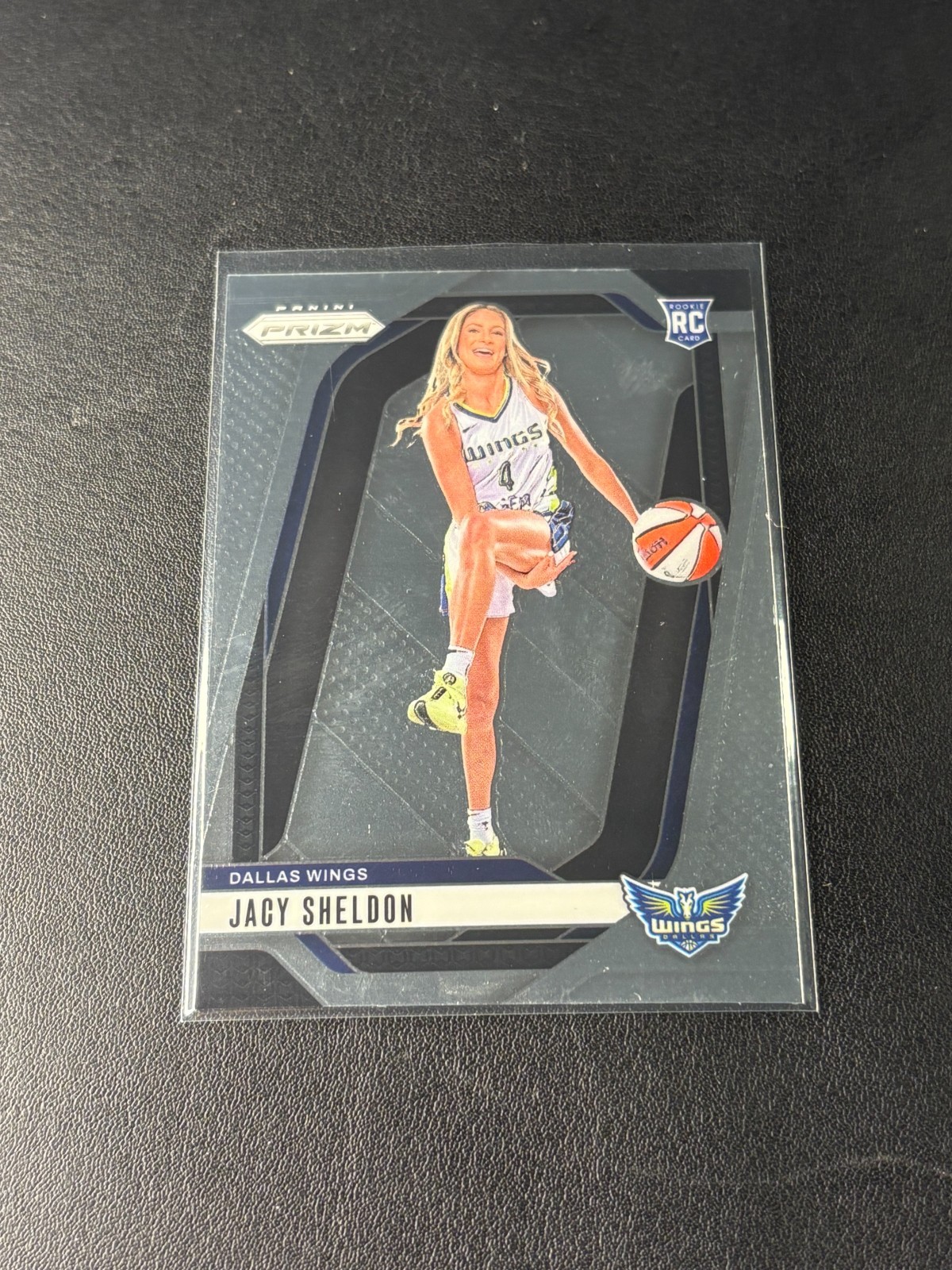 2024 WNBA Prizm Jacy Sheldon RC Wings Sun #141 Rookie Variation
