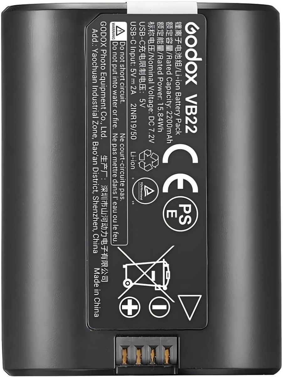 Batterie Godox VB-20 Originale Pour Flash V350 – Puissance Et Fiabilité Pour Tes Shoots