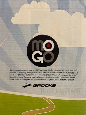 Brooks Running Shoe Ad                           MOGO