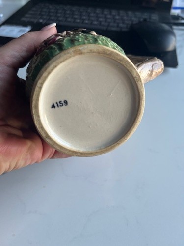Birra tedesca "Wiesbaden Haus" Stein/Tazza ceramica dipinta a mano donna/uomo in legno - Foto 10 di 11