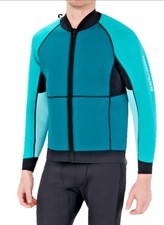 Sea-Doo Men's Neoprene Montego Jacket Size Medium Turquoise New With Tags