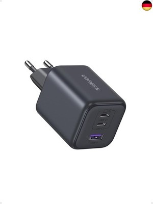UGREEN 45W USB C Ladegerät 3-Port PPS Schnellladegerät 25W PD Netzteil GaN C