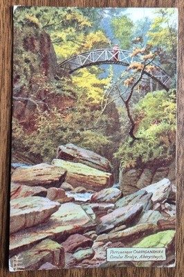 Rundbrücke, Aberystwyth - Raphael Tuck Oilette Postkarte