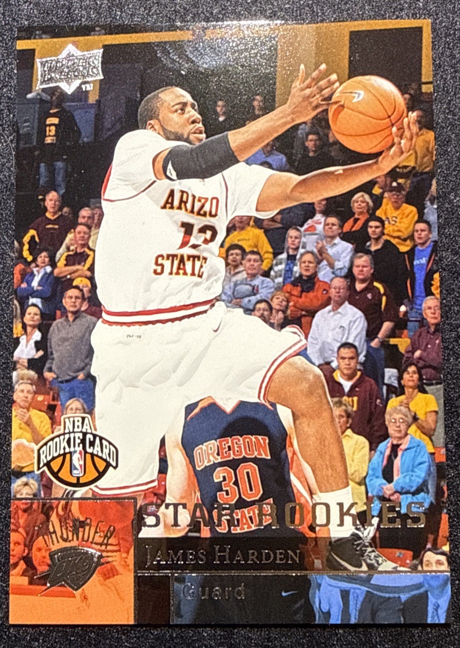 2009-10 Upper Deck #227 James Harden SP RC ROOKIE THUNDER