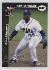 2002 MultiAd Sports Pacific Coast League Top Prospects Ken Harvey #16 0q3