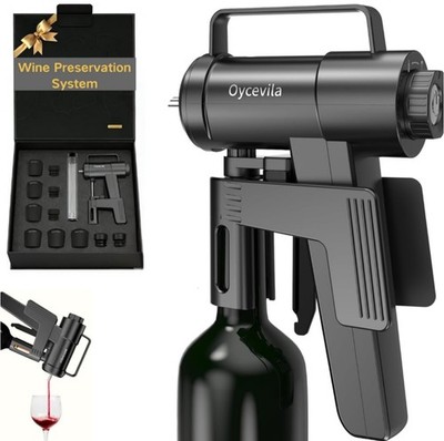 Ultimate Wine Preservation System: Built-In Electric Wine Aerator & Opener.