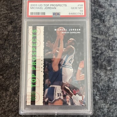 2003 ud マイケルジョーダン PSA10 2003 Upper Deck Top Prospects Michael Jordan #58 PSA 10 | eBay