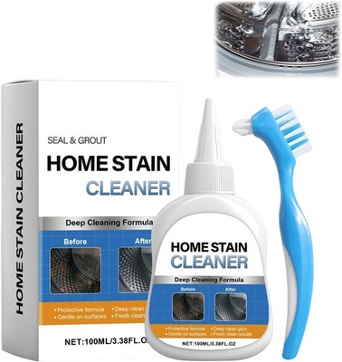 #ad Home Stain Cleaner Gel Washing Machine Cleaner with Brush Deep Cleaning All Pu $10.45