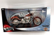 100% Hot Wheels Harley Davidson Softtail Deuce Motorcycle Copper Color 1:10