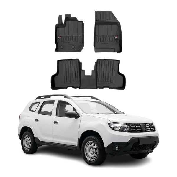 FußMatten Gummimatten FüR Dacia Duster Ii 2021-2024 Omac Premium Schwarz Tpe 3X-image