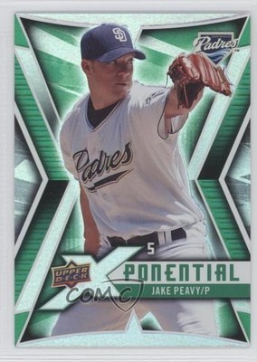 2009 Upper Deck X Xponential 5 Jake Peavy #X5-JP 3a3
