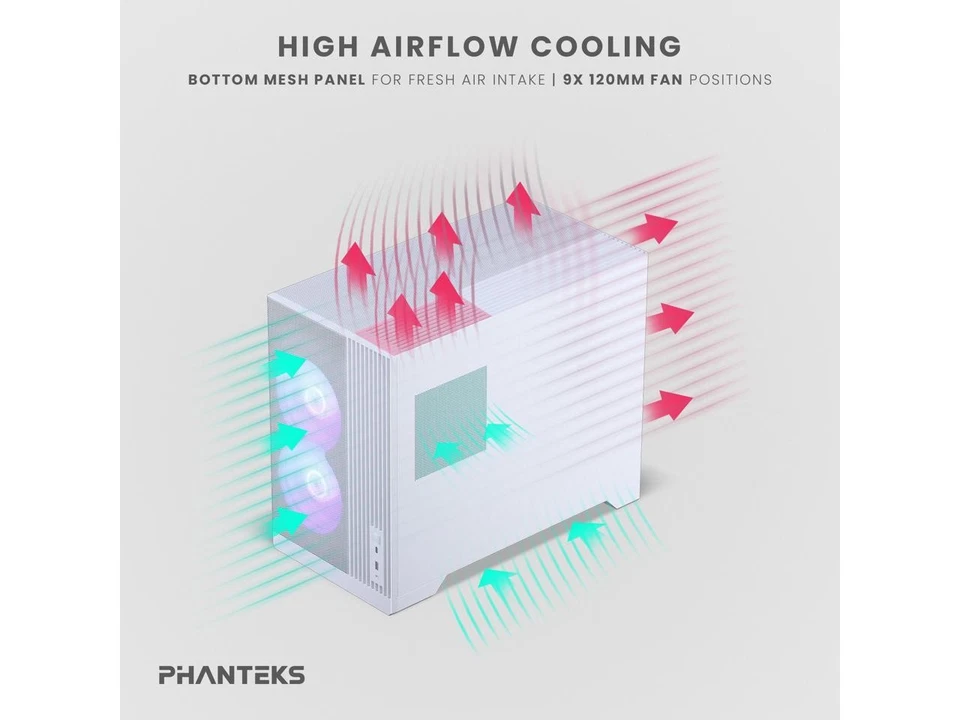 Phanteks XT M3, Compact Micro-ATX Gaming Chassis, High Airflow Performance Mesh, - Image 3 of 4