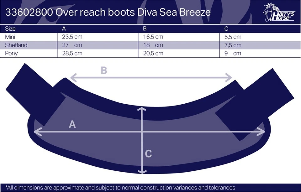 Harrys Horse Springlocken Diva Sea Breeze für Shetty und Minishetty Hufglocken - Bild 3 von 3