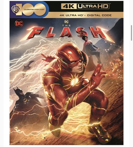 The Flash (4K UHD+Blu-ray+Digital+***MINT*** Slipcover) Factory Sealed - Picture 8 of 8