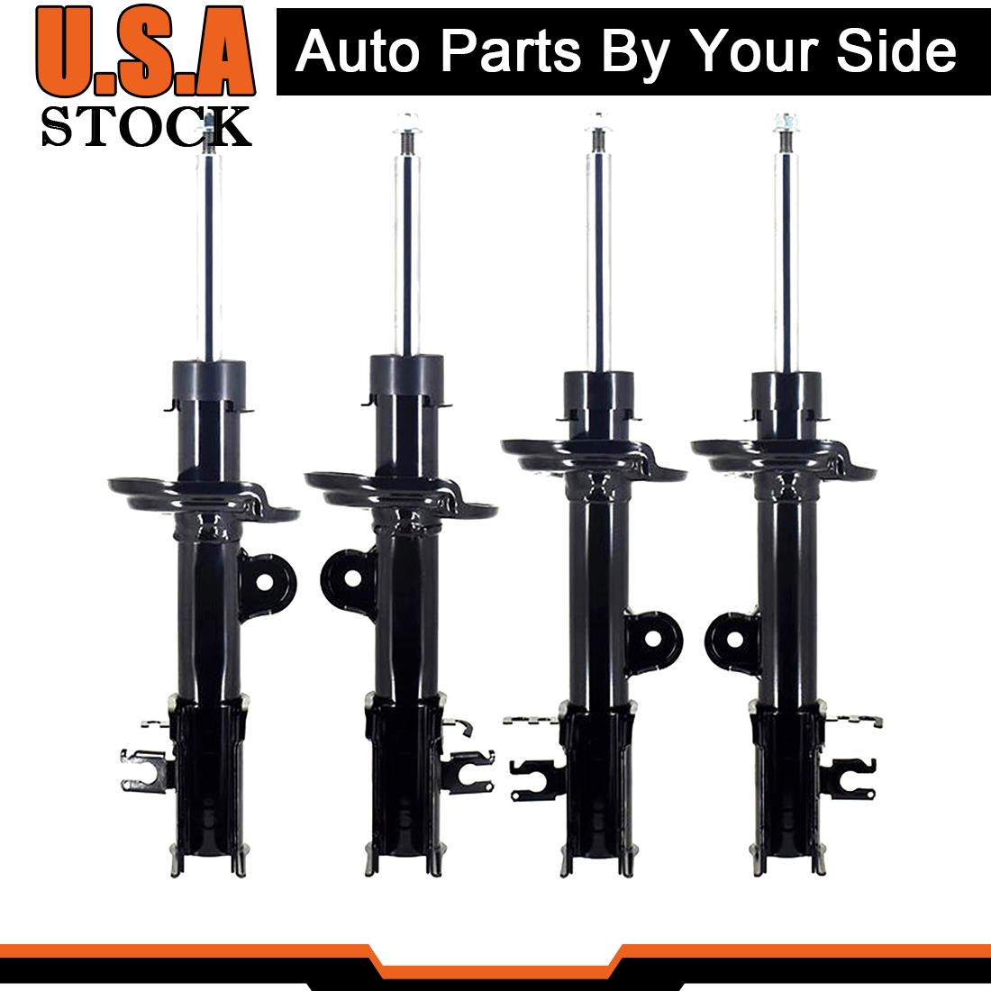 2018-2021 Jeep Compass 2.4L 4X4 OE Front & Rear Struts Replacement