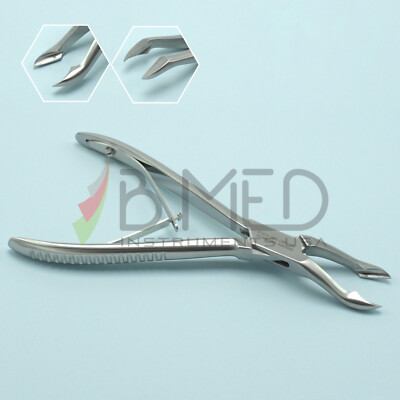 OR Grade Side Cutting Bone Rongeur Bayonet 15.5cm Surgical Dental Instruments 