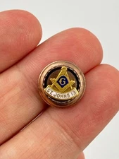 W&H Co Masonic Pin St Johns 13 Dayton Ohio Freemason Lodge No. 13 Late 1800s