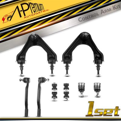 A-Premium 8xFront Upper Control Arm Sway Bar Tie Rod Ball Joint for Honda Accord