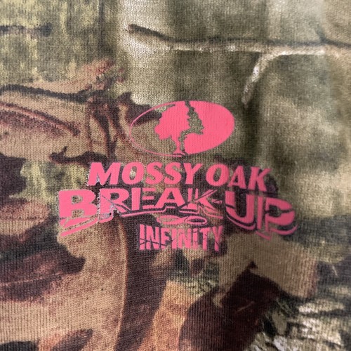 Mossy Oak Break-Up Infinity Ladie’s Long Sleeve Camouflage T-Shirt Size XXL - Picture 7 of 14