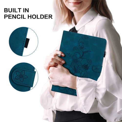 Für Samsung Galaxy Tab A7 A8 A9+ S6 S8 S9 FE Flip Leder Tasche Stoßfest Hülle - Bild 76 von 102