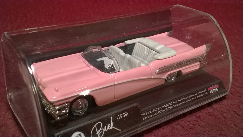 【新品】1958 Buick Century Convertible ミニカー NEW RAY 1:43 O-SCALE #48709 1958 BUICK CENTURY CONVERTIBLE IN ORIG