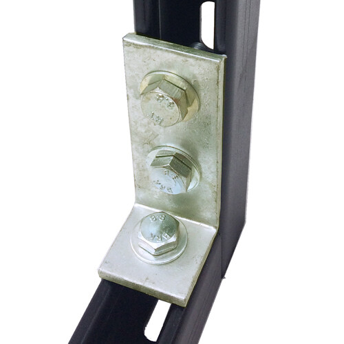 90 Degree Right Angle 2x1 Hole - A4 Stainless x 5 qty