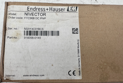 ENDRESS+HAUSER LEVELCTOR FTC968 DC PNP 918098-0140 LEVEL DETECTOR x1pc - Picture 3 of 4