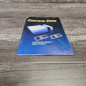 Nintendo NES Control Deck System Console Instruction Manual Booklet Japan