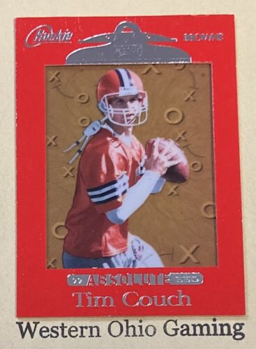 1999 Playoff Absolute SSD Tim Couch #161 Red Rookie Card - Picture 1 of 2