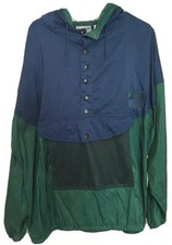 VINTAGE RARE Reebok Shaq Windbreaker Pullover Track Jacket Early 90s Large