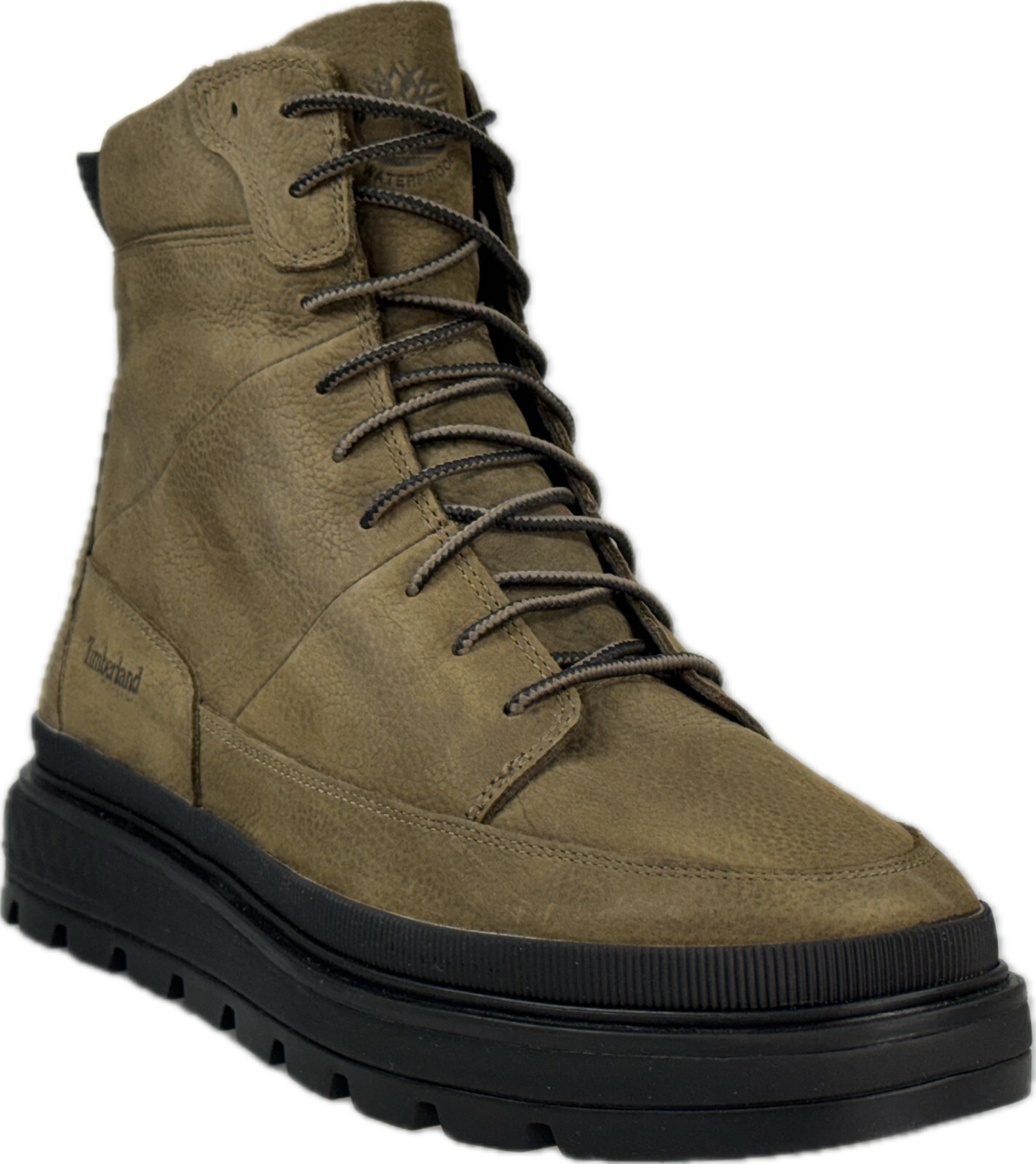 Женские непромокаемые кожаные ботинки Timberland Ray City 6 оливкового цвета, A2KDS