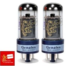 Brand New In Box Genalex Reissue 6V6GT 6V6 Current Matched Pair (2) Vacuum Tubes