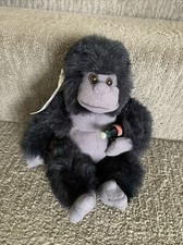Vintage 1996 Coca-Cola Plush Stuffed Animal Gorilla Ape Holding Soda Pop 16"
