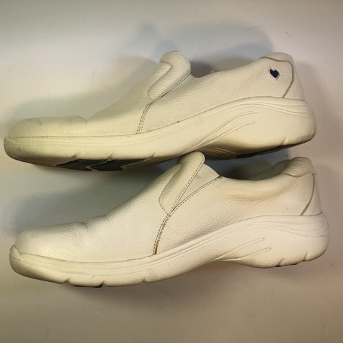 all white non slip nursing shoes