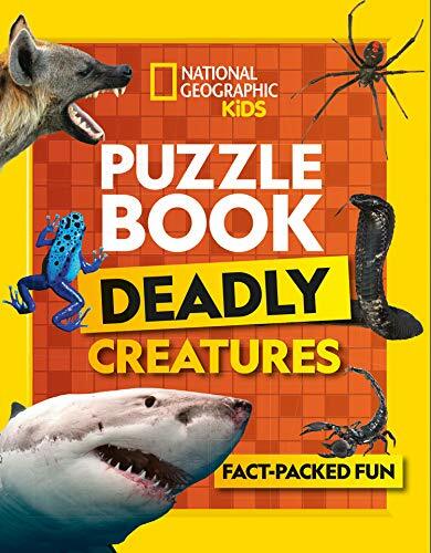 Puzzle Book Deadly Creatures: Brain-tickling quizzes, sudokus, crosswords and w